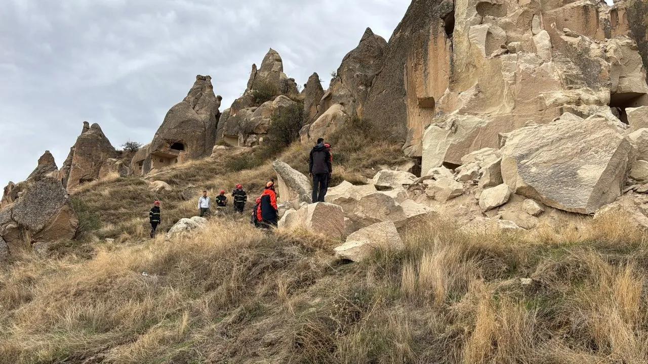 Nevşehir'de peribacasının çökmesiyle ilgili soruşturma başlatıldı